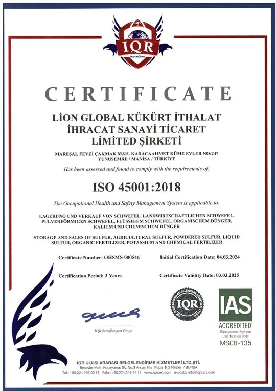 ISO 45001:2018